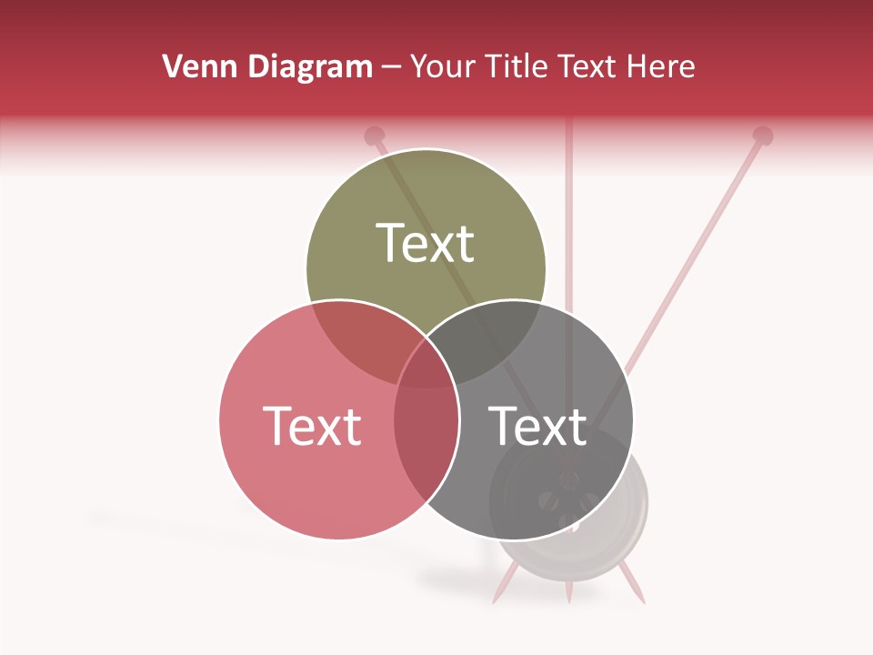 Button Handicraft Buttonholes PowerPoint Template