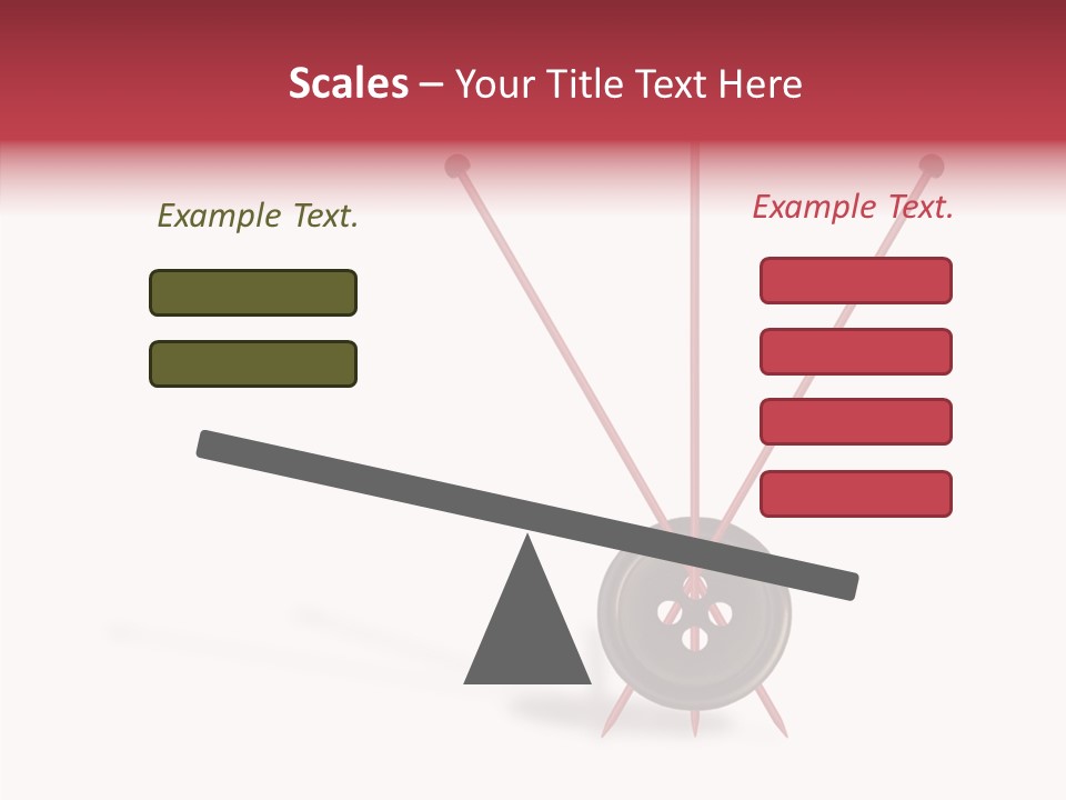 Button Handicraft Buttonholes PowerPoint Template