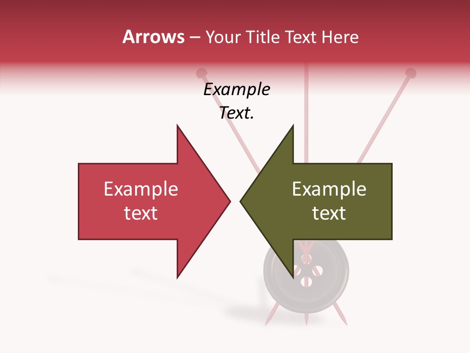 Button Handicraft Buttonholes PowerPoint Template