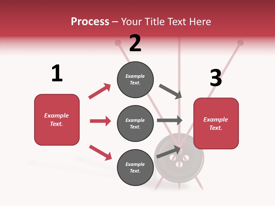 Button Handicraft Buttonholes PowerPoint Template