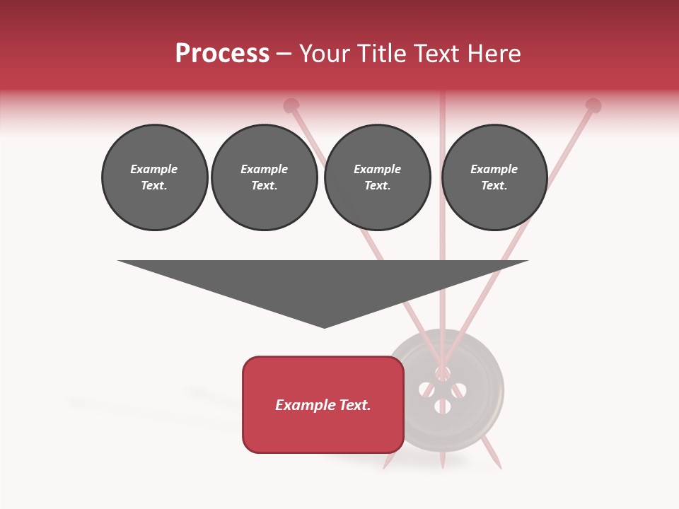 Button Handicraft Buttonholes PowerPoint Template