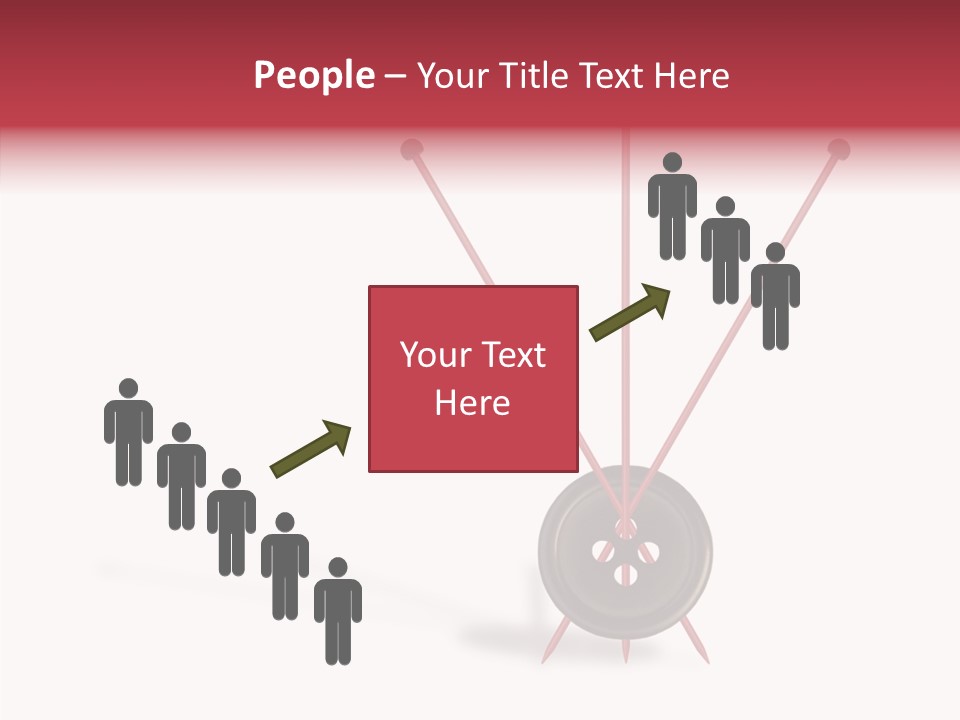 Button Handicraft Buttonholes PowerPoint Template