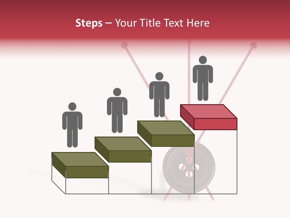 Button Handicraft Buttonholes PowerPoint Template