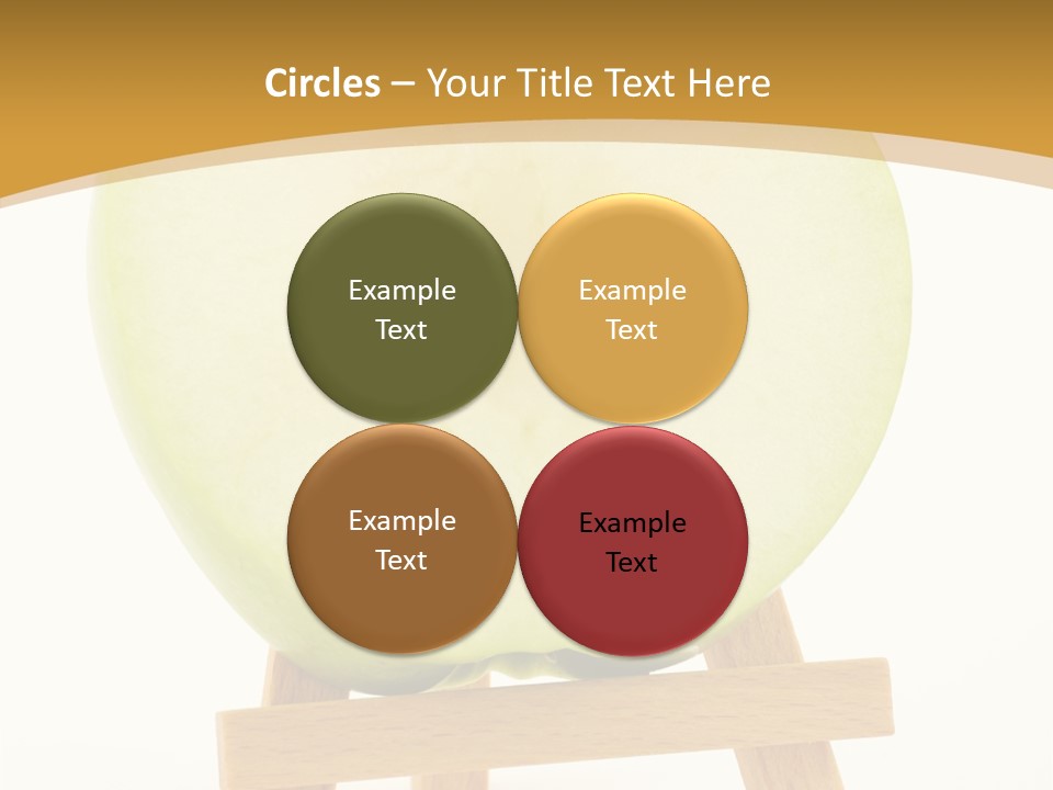 Vegetarian Snack Color PowerPoint Template