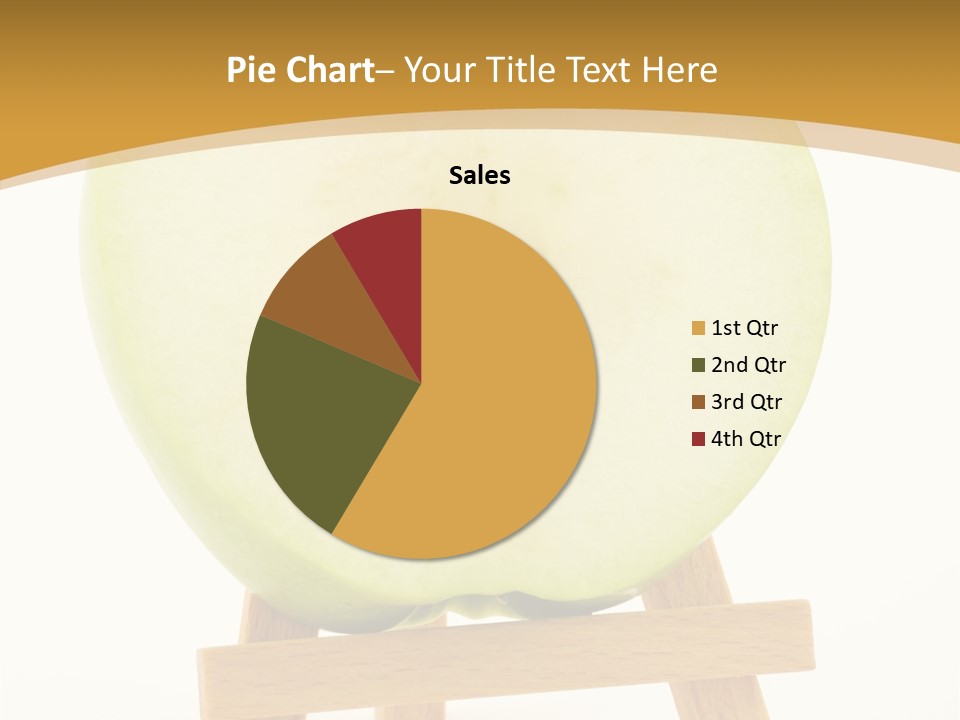 Vegetarian Snack Color PowerPoint Template
