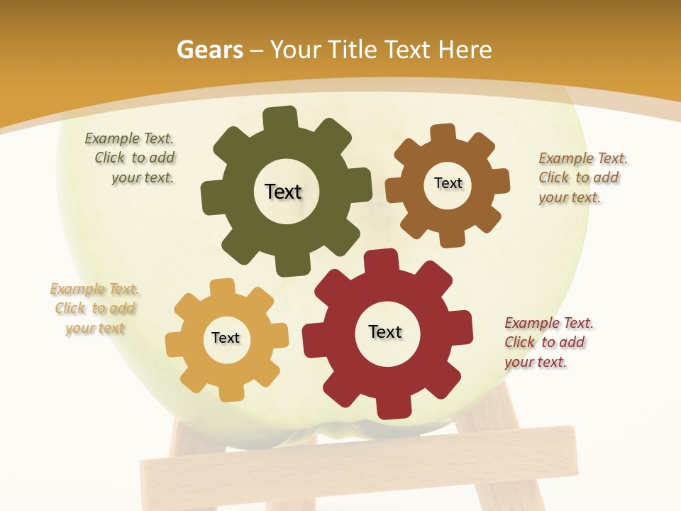 Vegetarian Snack Color PowerPoint Template