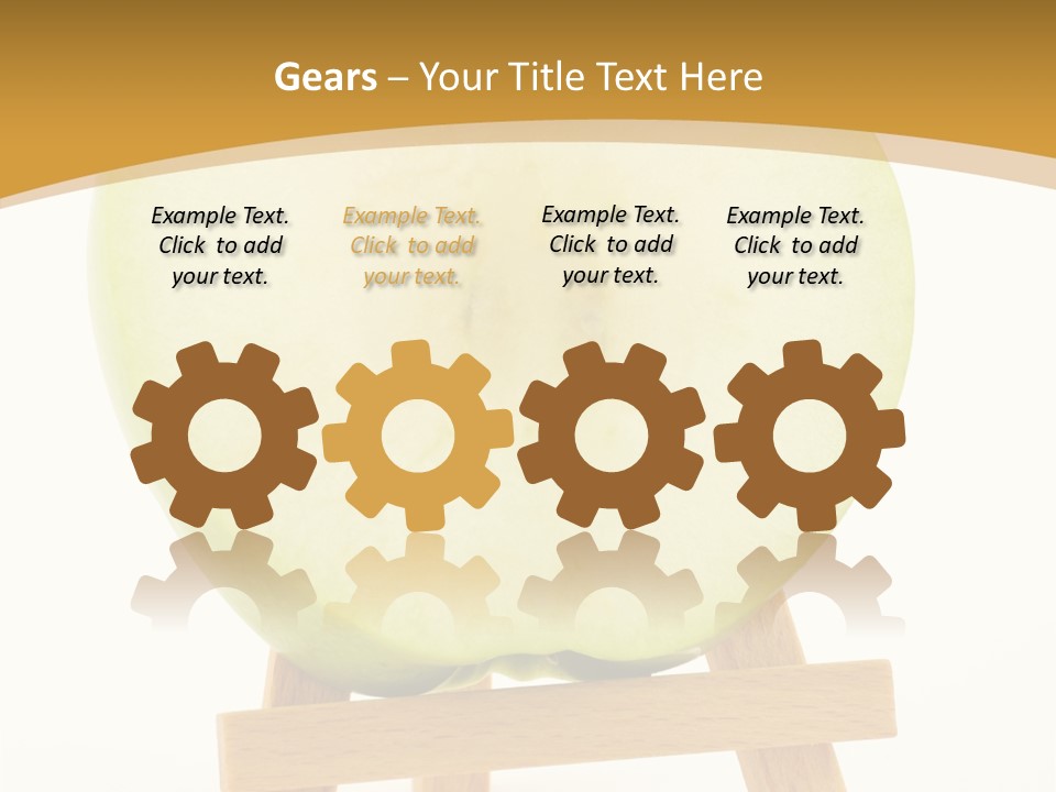 Vegetarian Snack Color PowerPoint Template