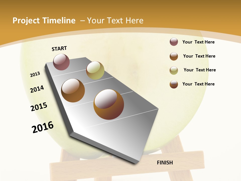 Vegetarian Snack Color PowerPoint Template
