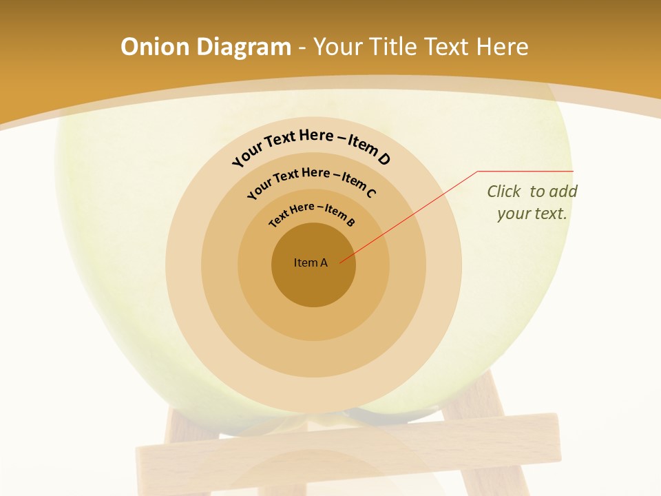 Vegetarian Snack Color PowerPoint Template