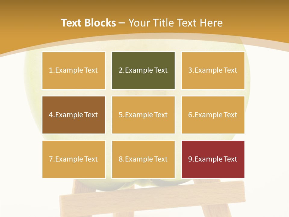 Vegetarian Snack Color PowerPoint Template