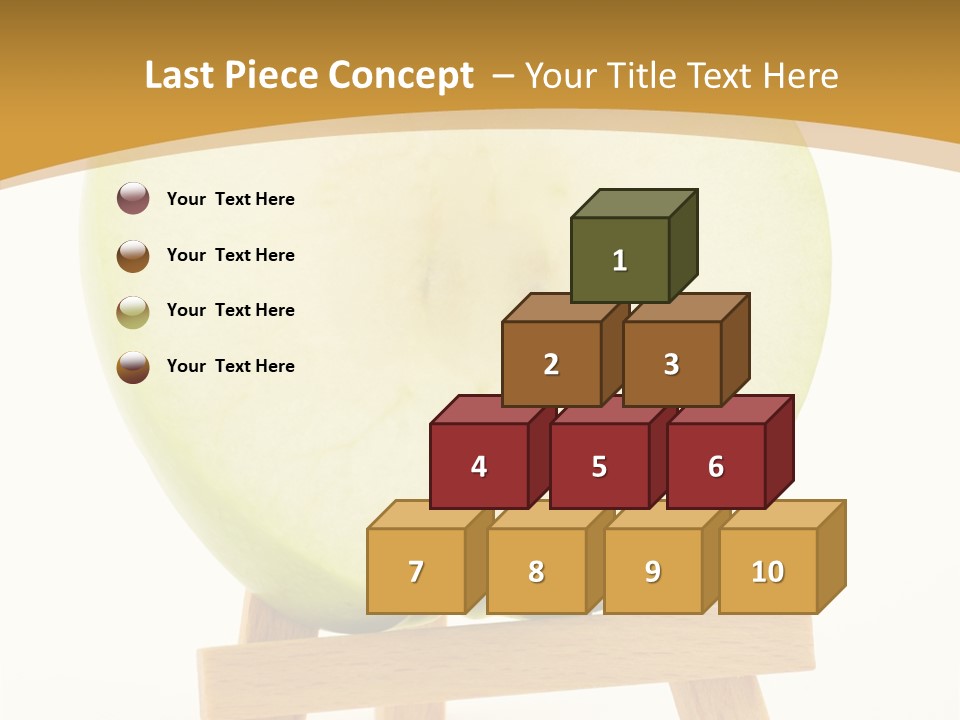 Vegetarian Snack Color PowerPoint Template