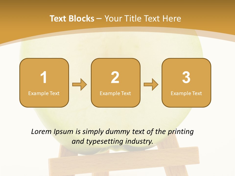 Vegetarian Snack Color PowerPoint Template