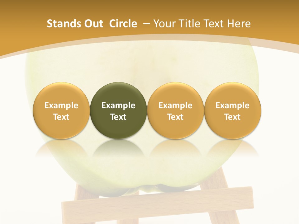 Vegetarian Snack Color PowerPoint Template