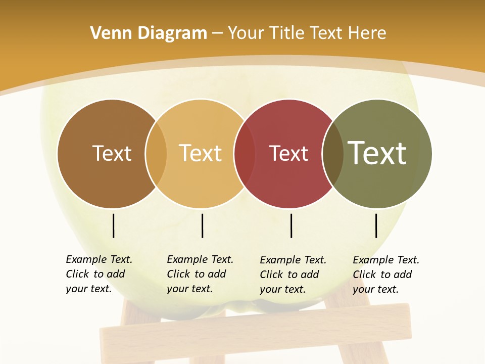 Vegetarian Snack Color PowerPoint Template