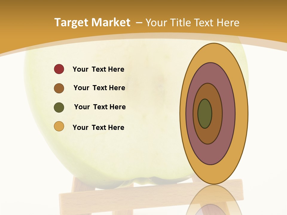 Vegetarian Snack Color PowerPoint Template