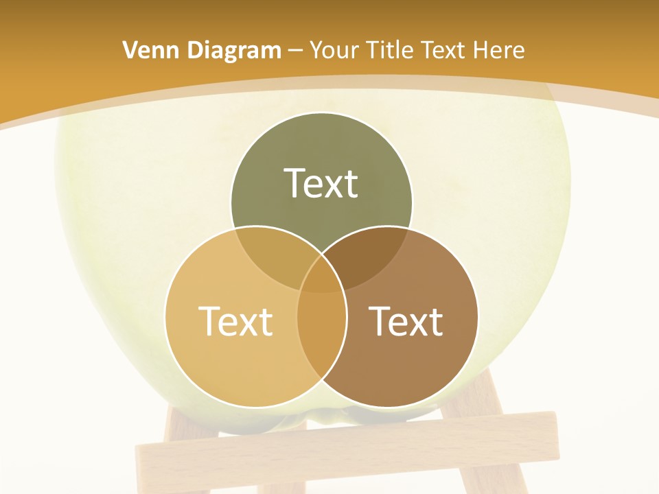 Vegetarian Snack Color PowerPoint Template