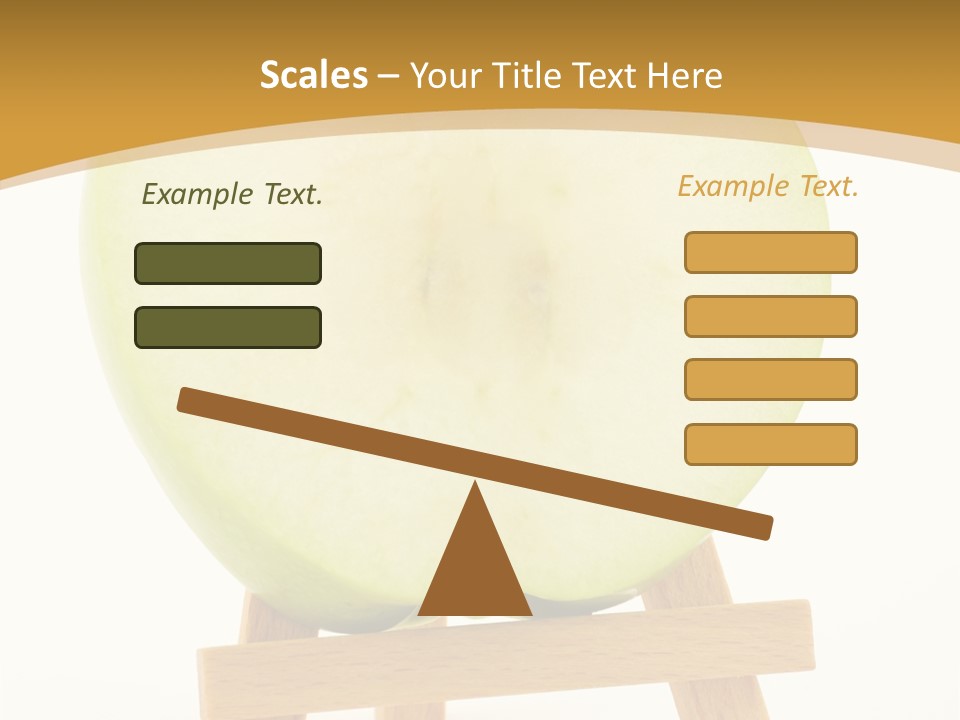 Vegetarian Snack Color PowerPoint Template