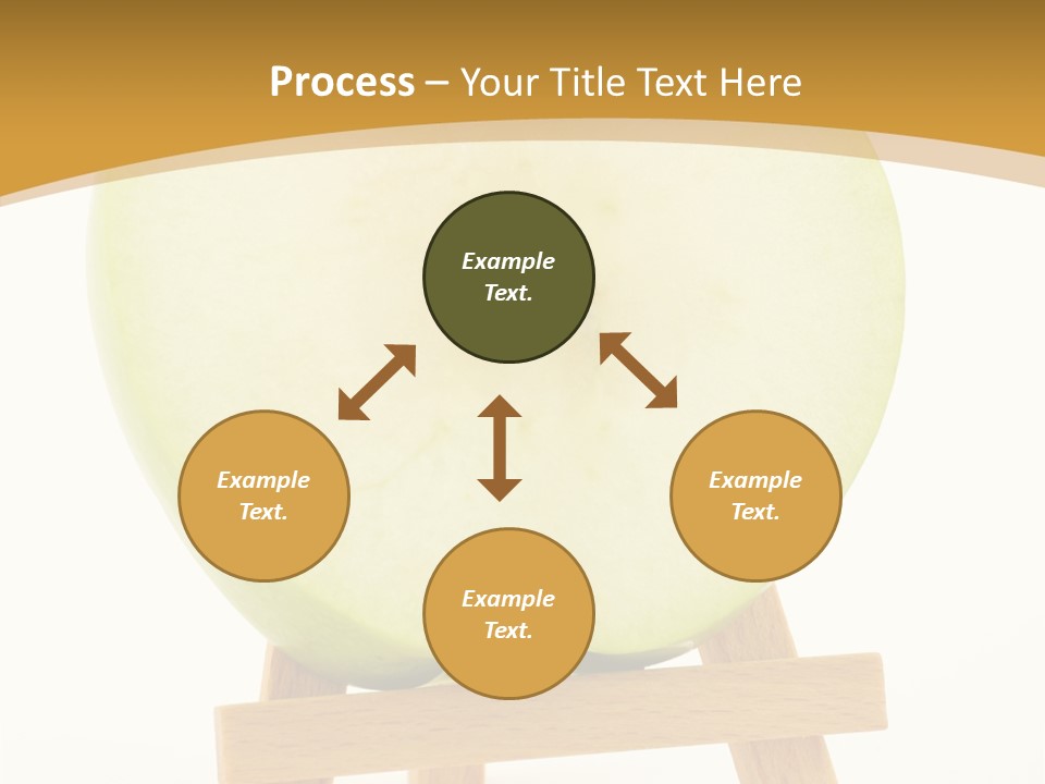 Vegetarian Snack Color PowerPoint Template