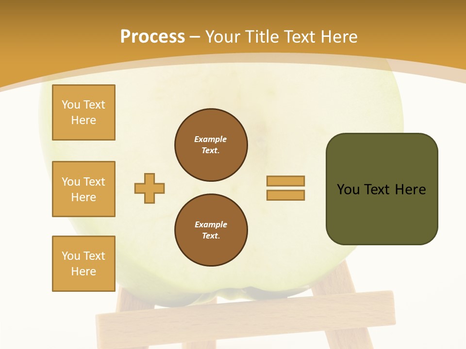 Vegetarian Snack Color PowerPoint Template