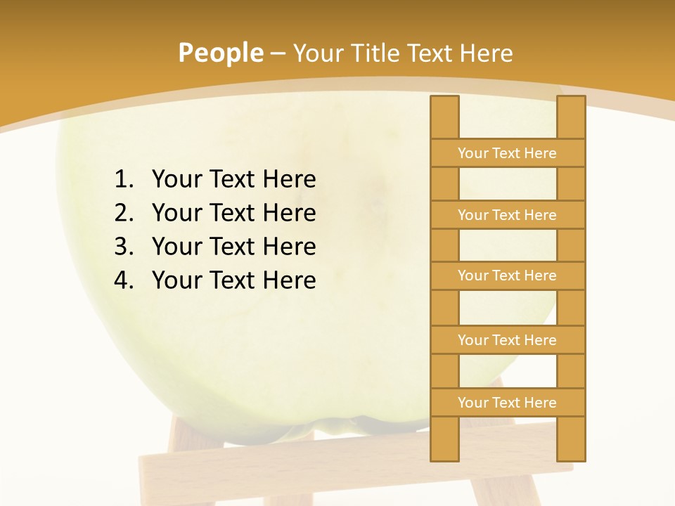 Vegetarian Snack Color PowerPoint Template