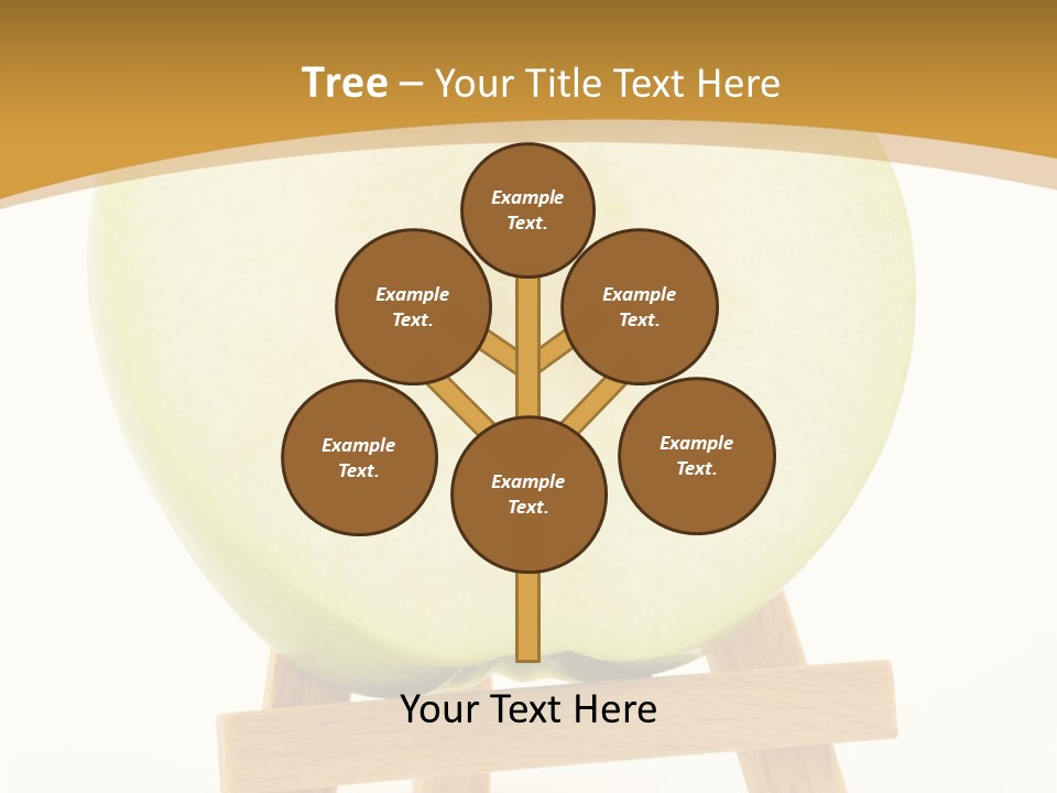 Vegetarian Snack Color PowerPoint Template