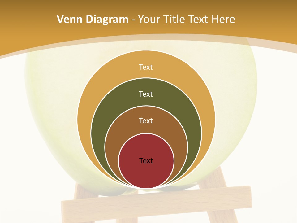 Vegetarian Snack Color PowerPoint Template