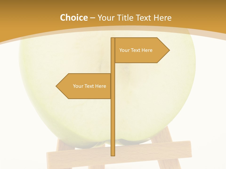 Vegetarian Snack Color PowerPoint Template