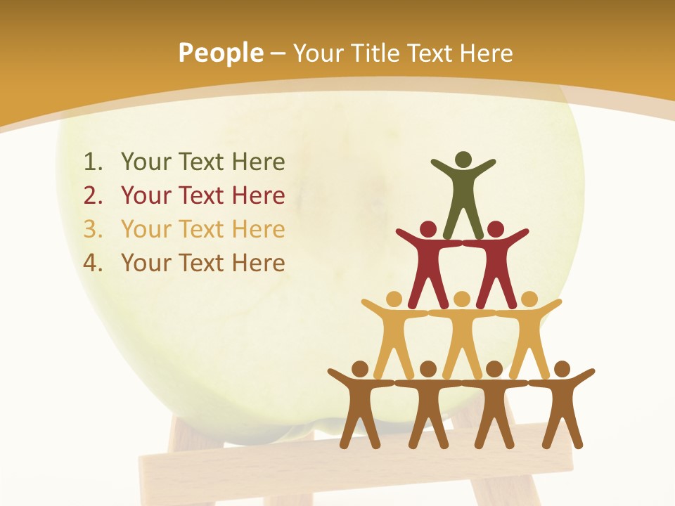 Vegetarian Snack Color PowerPoint Template