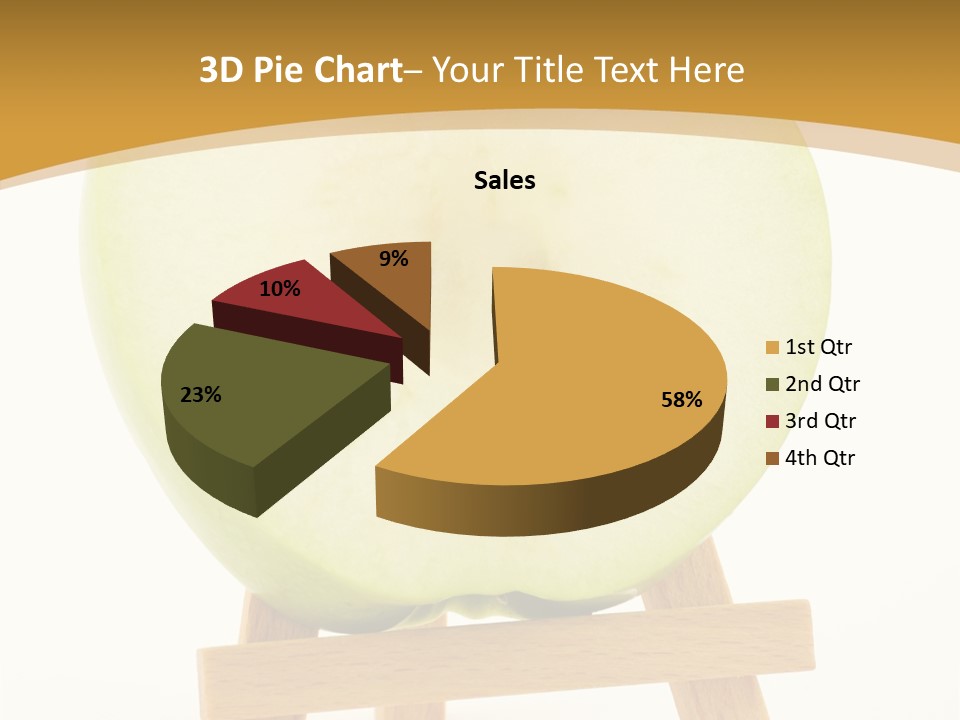 Vegetarian Snack Color PowerPoint Template