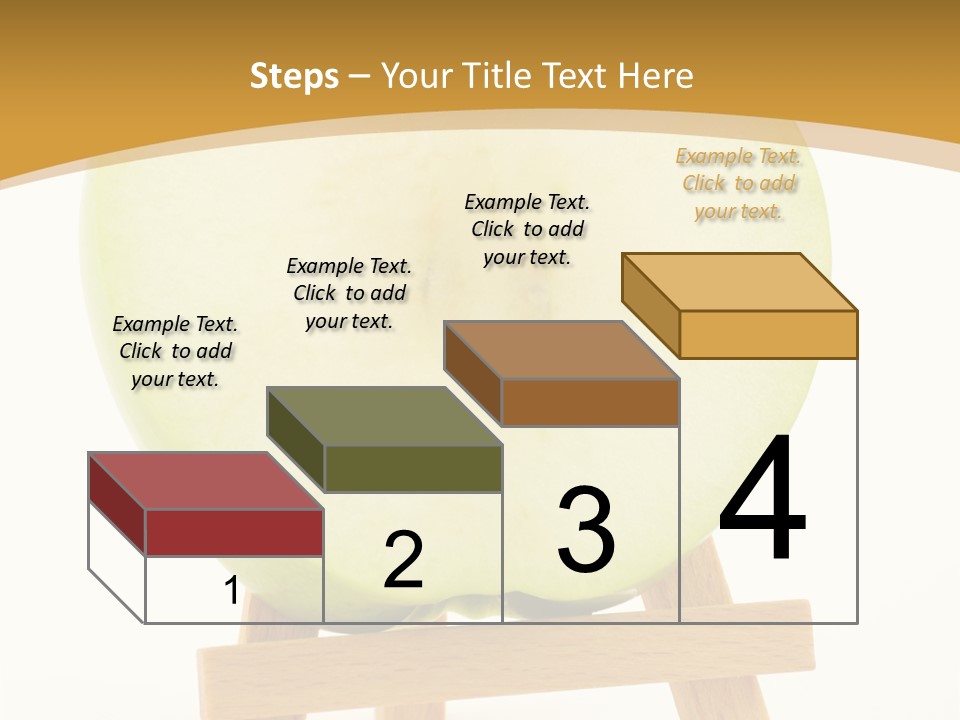 Vegetarian Snack Color PowerPoint Template