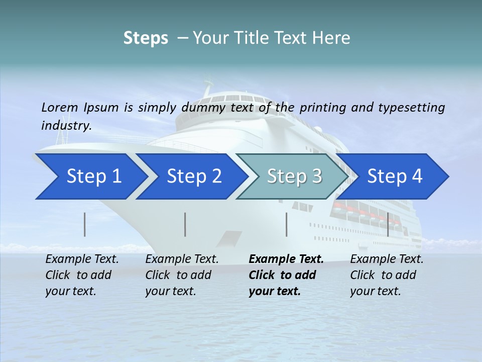 Independence Deck Vacations PowerPoint Template