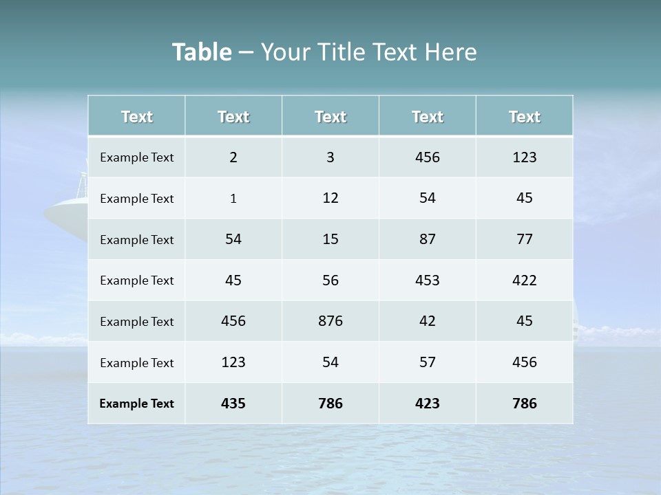 Independence Deck Vacations PowerPoint Template