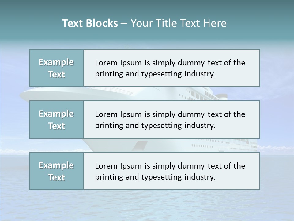 Independence Deck Vacations PowerPoint Template