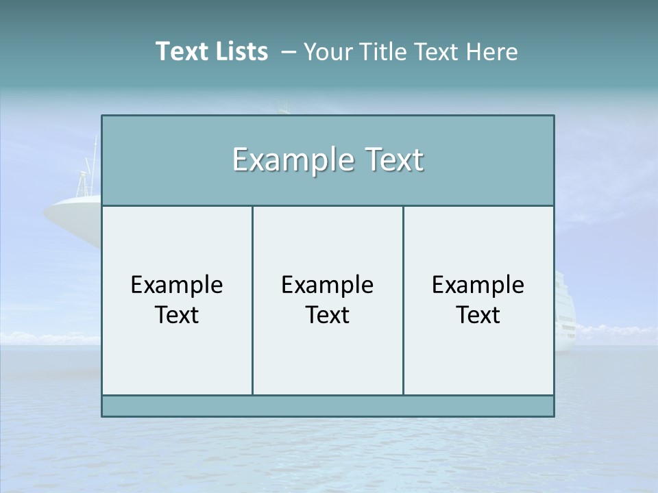 Independence Deck Vacations PowerPoint Template
