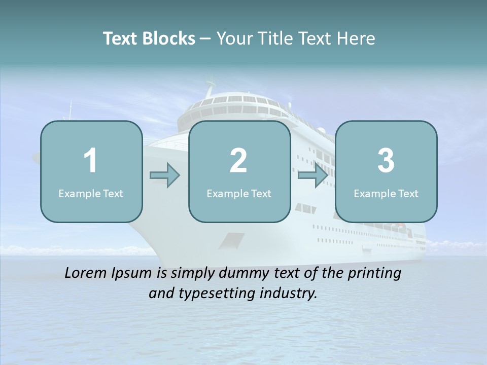 Independence Deck Vacations PowerPoint Template