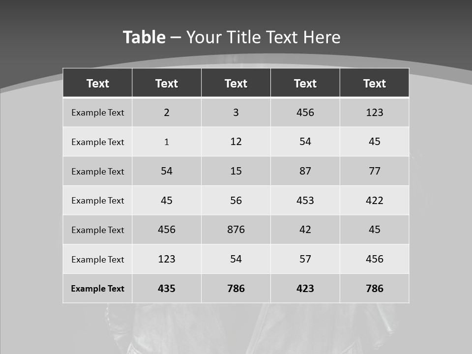 Per On Team Table PowerPoint Template