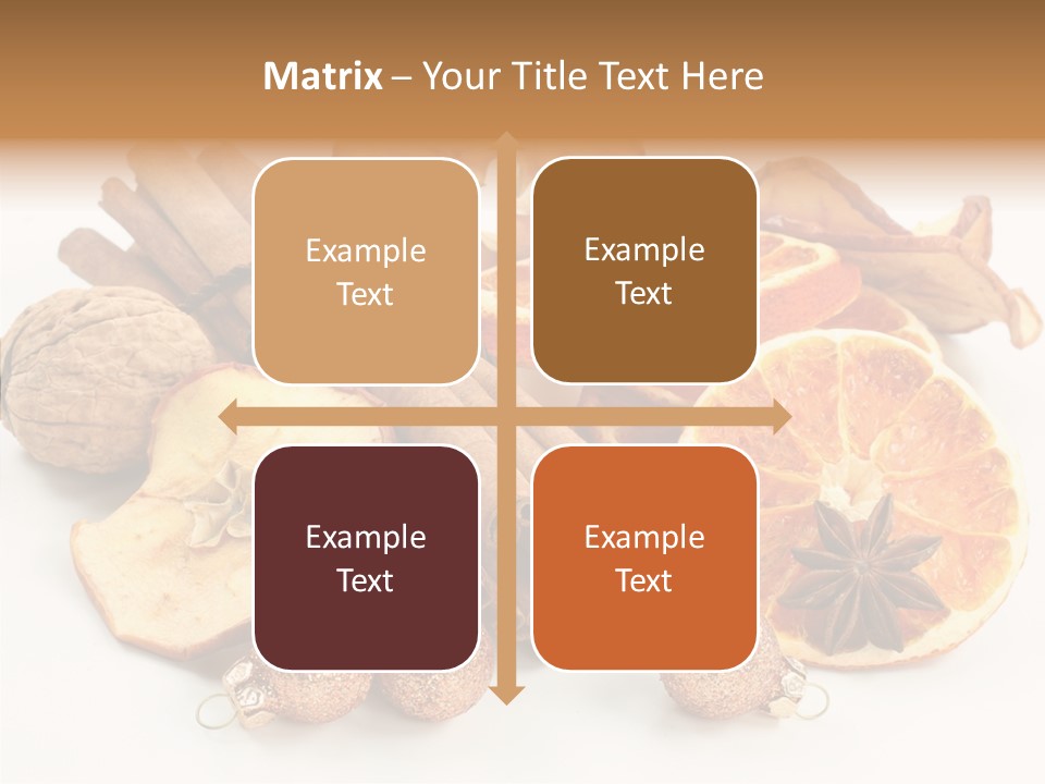 Apple Cinnamon Dry PowerPoint Template