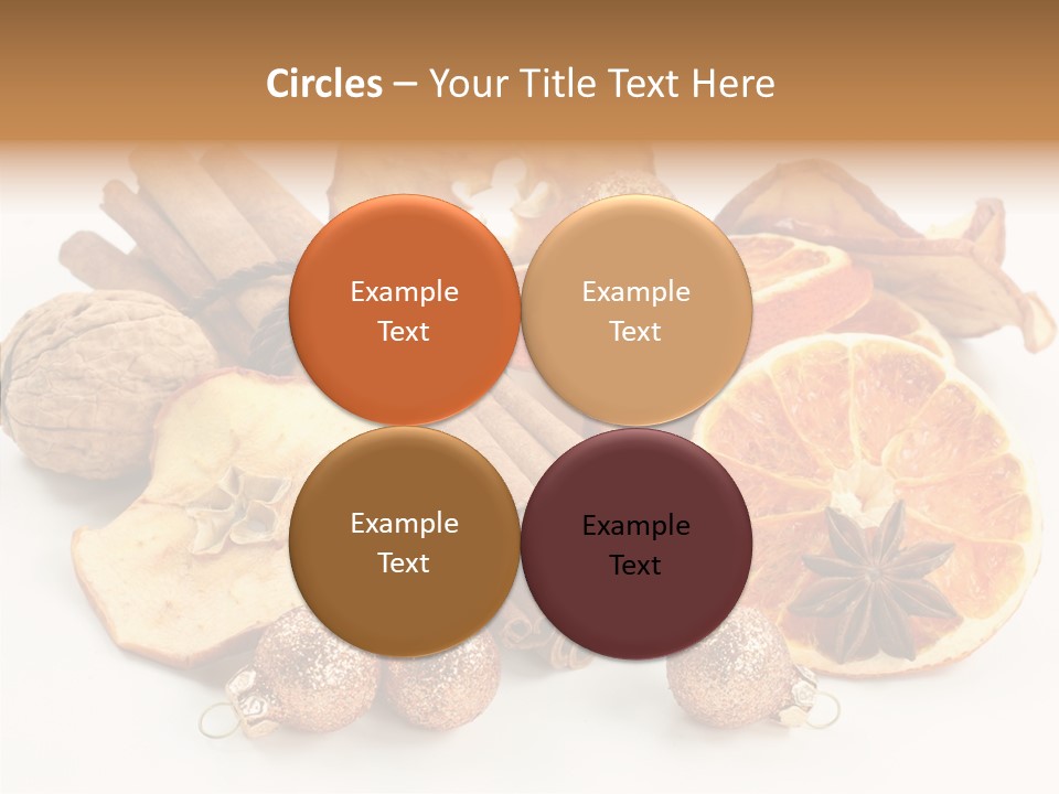 Apple Cinnamon Dry PowerPoint Template