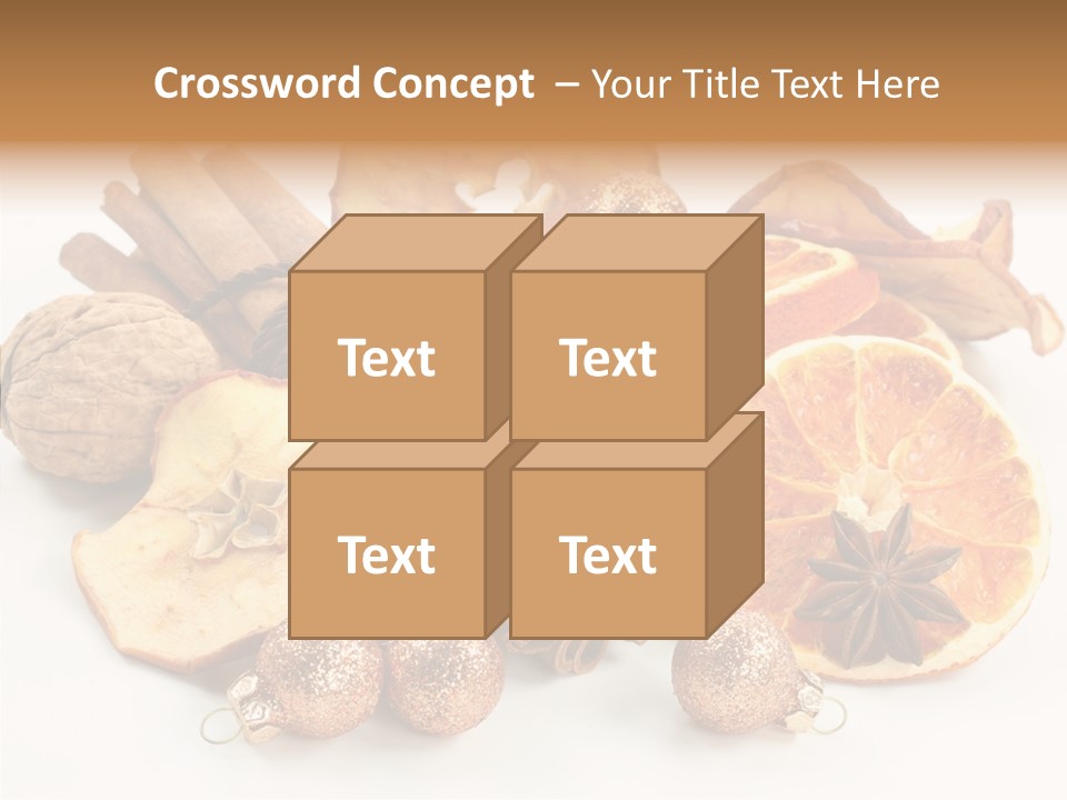 Apple Cinnamon Dry PowerPoint Template