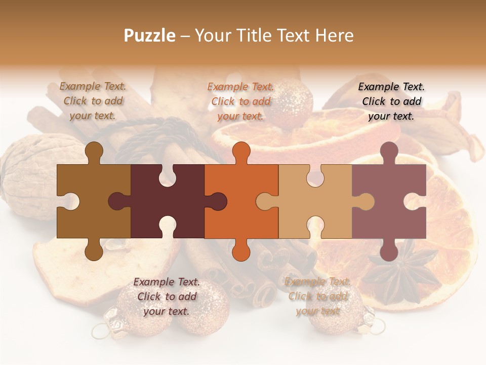 Apple Cinnamon Dry PowerPoint Template