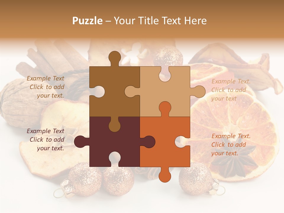 Apple Cinnamon Dry PowerPoint Template