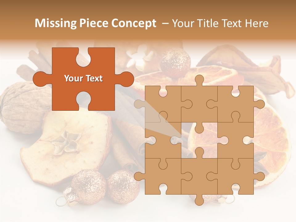 Apple Cinnamon Dry PowerPoint Template