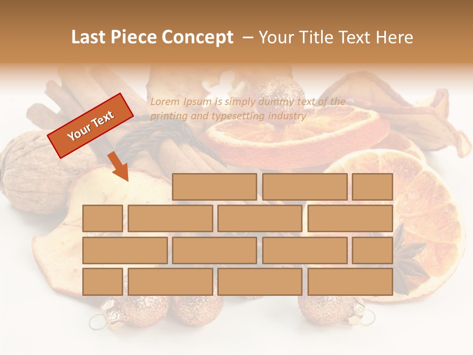 Apple Cinnamon Dry PowerPoint Template