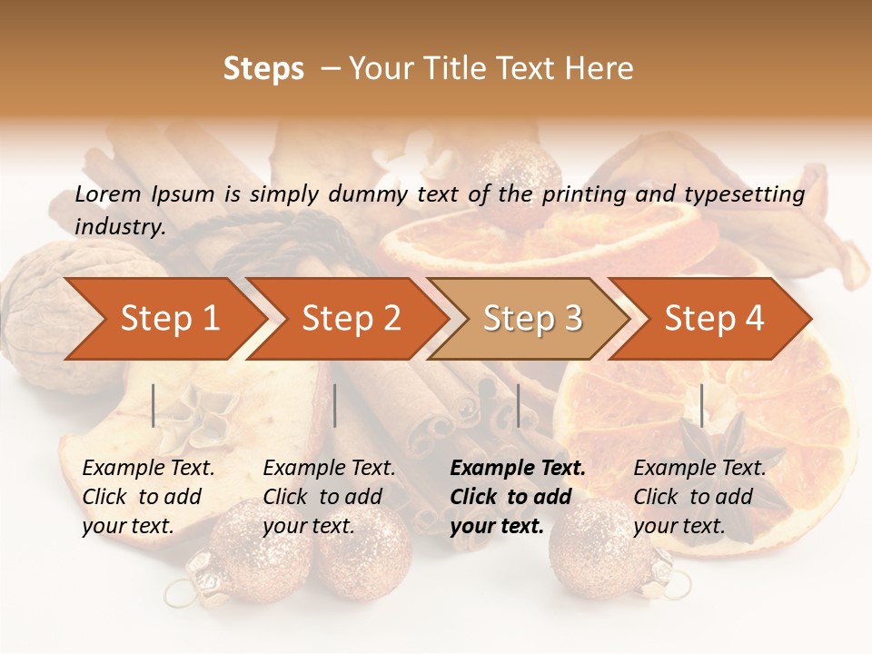 Apple Cinnamon Dry PowerPoint Template
