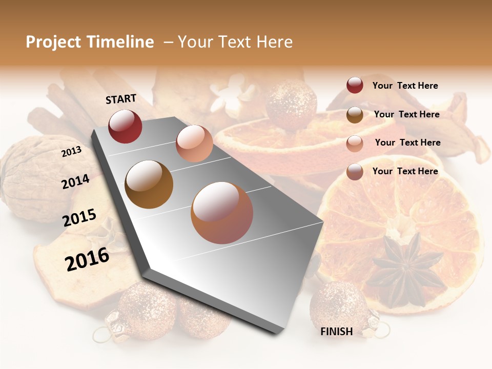 Apple Cinnamon Dry PowerPoint Template