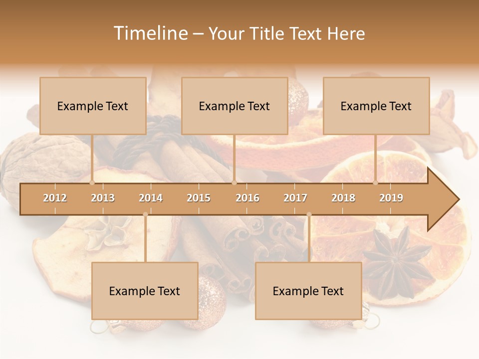 Apple Cinnamon Dry PowerPoint Template