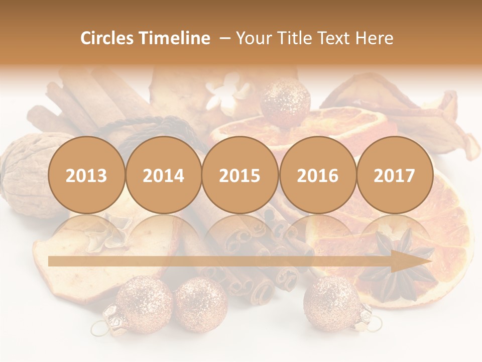 Apple Cinnamon Dry PowerPoint Template