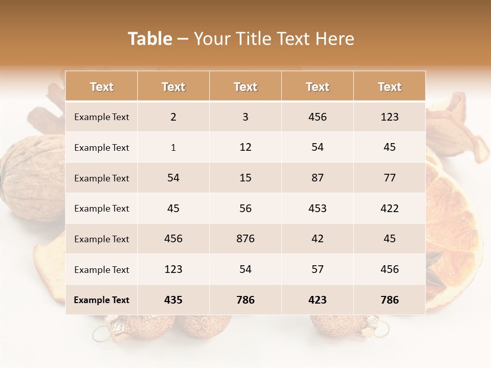 Apple Cinnamon Dry PowerPoint Template