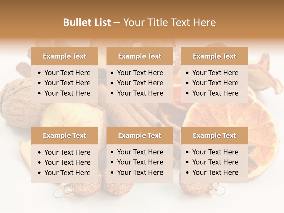 Apple Cinnamon Dry PowerPoint Template
