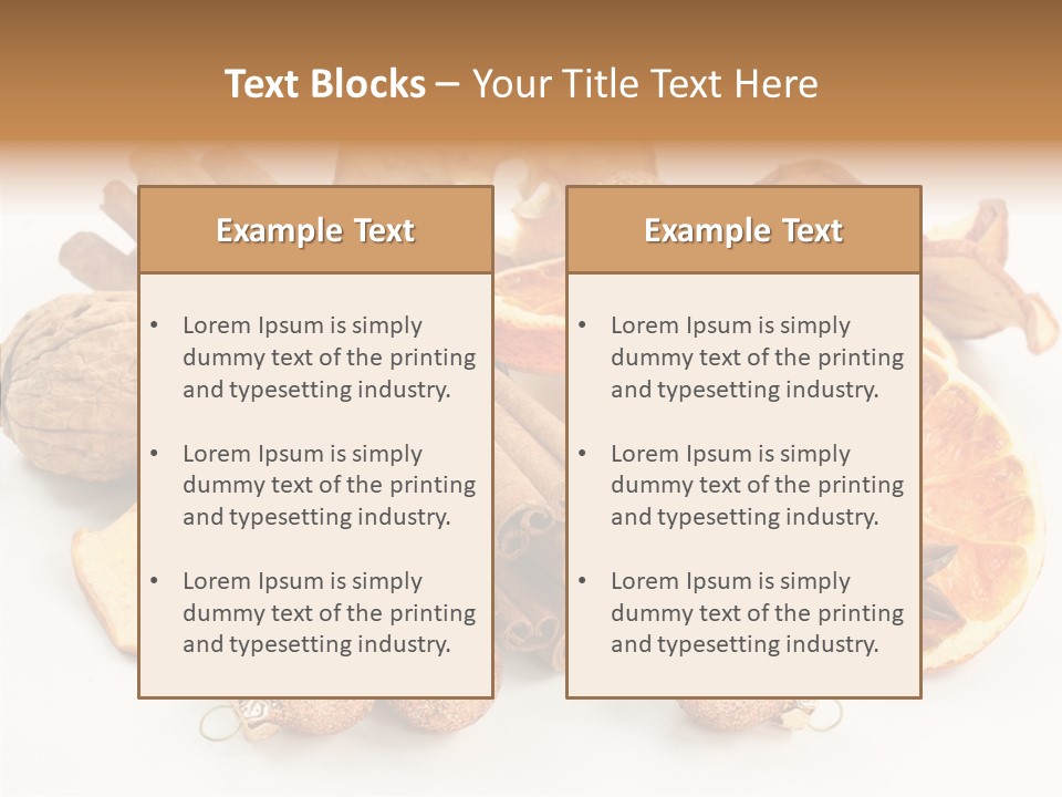 Apple Cinnamon Dry PowerPoint Template